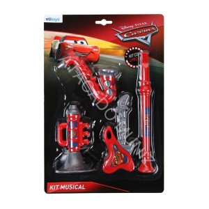 KIT MUSICAL ETITOYS 4 PECAS CARS