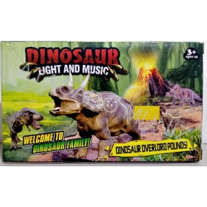 DINOSSAURO A PILHA TOY KING A PILHA
