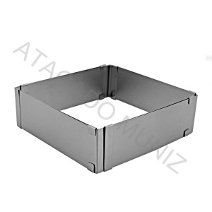 ARO PARA BOLO CAROL FIORENTINO QUADRADO 15 A 28CMX5CM