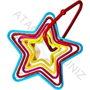 KIT CORTADOR ESTRELA YAZI CAROL 5 UNIDADES