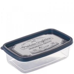 POTE PLASUTIL DECORADA RETANGULAR 1,43 LITROS