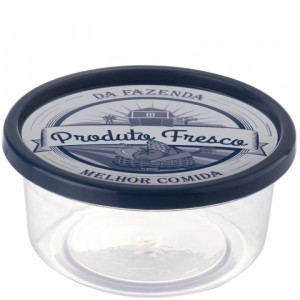 POTE PLASUTIL DECORADO REDONDO 1,4 LITROS GALINHA