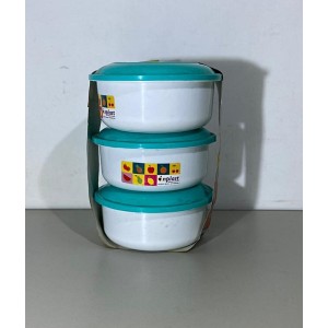 KIT 3 POTES REDONDOS P INPLAST