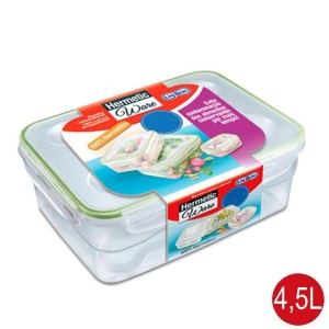 HERMETIC WARE RETANGULAR COLOR 4,5 LITROS