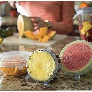 KIT COM 5 TAMPAS HERMETIC PARAMOUNT SILICONE