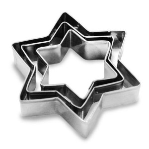 CORTADOR DE INOX ESTRELA 3 UNIDADES KE HOME