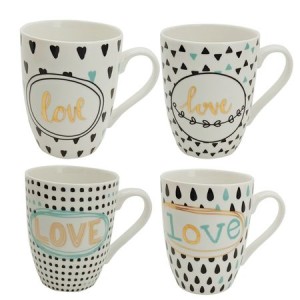 CANECA DE PORCELANA LOVE YAZI